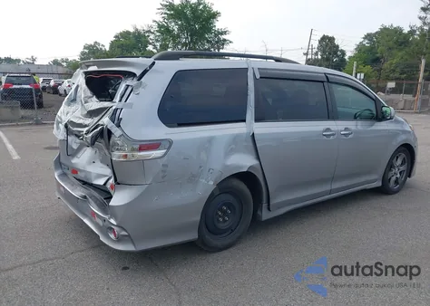 2017 Toyota Sienna Se Premium 8 Passenger from USA, damaged, VIN 5TDXZ3DC5HS777793